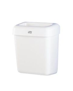 Odpadkový koš, bílá, 20 l, B2 systém, plastový, TORK