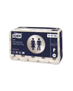 Toaletní papír "Soft", 3-vrstvý, T4 systém, 30 m, TORK