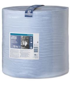 Víceúčelová papírová utěrka "Heavy-Duty", modrá, role, W1 system, TORK