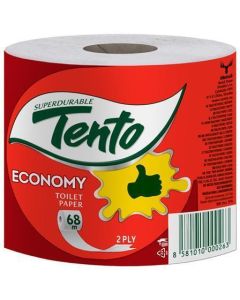 Toaletní papír "Economy", přírodní, 2 vrstvé, 36 rolí, TENTO