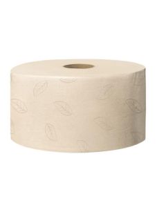 Toaletní papír "Mini Jumbo", přírodní, systém T2, 2 vrstvý, průměr 19 cm, Advanced, TORK 120377