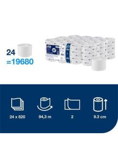 Toaletní papír "OptiServe", bílá, bezdutinkový, průměr 13,1 cm, 2 vrstvy, systém T7, Advanced, TORK