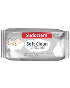 Dětské vlhčené ubrousky "Soft Clean", 55 ks, SUDOCREM 32026755