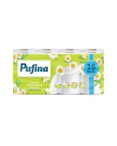 Toaletní papír "Chamomile", 3-vrstvý, 16 rolí, PUFINA PP20898