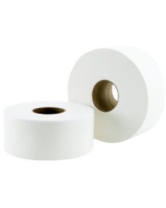 Toaletní papír, sněhově bílá, 2-vrstvý, 100 m, průměr 19 cm, 12 rolí, 96329