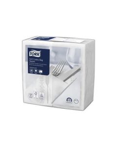 Papírové ubrousky na příbory "Bon Appétit", bílá, 1/8 skládání, 3-vrstvé, 100 ks/balení, TORK 470262