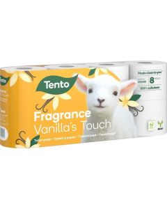 Toaletní papír "Vanilla`s Touch", 8 rolí, 3-vrstvý, TENTO 233410