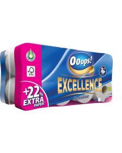 Toaletní papír "Ooops! Excellence" , 3vrstvý, 16 rolí