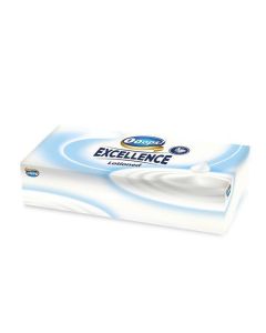 Papírové kapesníky v krabici "Ooops! Excellence Lotioned", 4-vrstvé, 80 ks