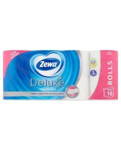 Toaletní papír "Deluxe",  bílá, 3vrstvý, 16 rolí, ZEWA 3214-93