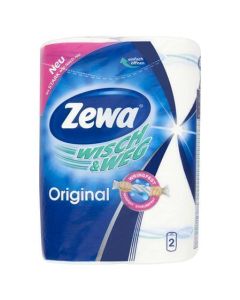 Kuchyňské utěrky, 2 vrstvy, 2 ks, ZEWA "Wisch&Weg Klassik"