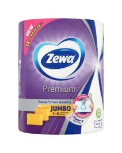 Papírové utěrky "Premium Jumbo", role, 230 útržků, ZEWA