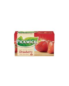 Čaj, černý, 20x1,5 g, PICKWICK, jahoda