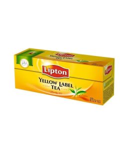 Čaj, černý, 25x2 g, TWININGS "Yellow label"