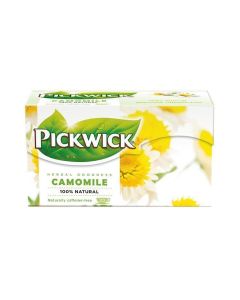 Čaj, bylinný, 20x1,5 g, PICKWICK, heřmánkový