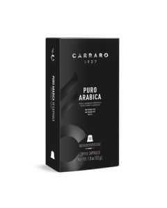 Kávové kapsle "Puro Arabica", kompatibilní s Nespresso, 10 ks, CARRARO CAR040