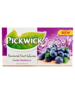 Ovocný čaj "Fruit Fusion", borůvka, 20x 2 g, PICKWICK 4029681