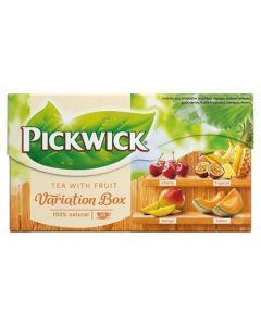 Černý čaj "Variation", třešeň, tropické ovoce, mango, meloun, 20x 1,5 g, PICKWICK 4060131