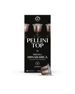 Kávové kapsle "Top Miscela 100 % Arabica", kompatibilní s Nespresso, 10 ks, PELLINI 329850191