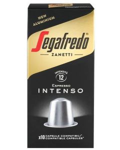 Kávové kapsle "Intenso", kompatibilní s Nespresso, 10 ks, SEGAFREDO 2602