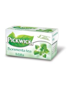 Čaj, bylinný, 20x1,6 g, PICKWICK, mátový