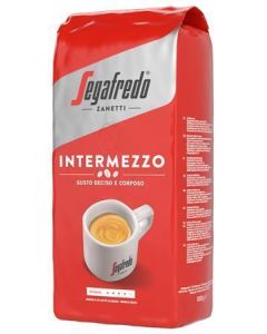 Káva zrnková, pražená, vakuově balené, 1000 g, SEGAFREDO "Intermezzo"