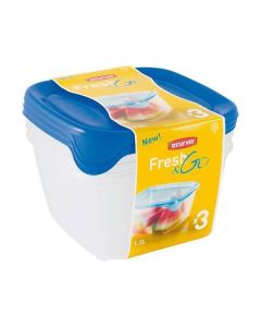 Sada dóz "Fresh&go", 3x 1,2 l, CURVER 182220