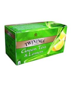 Zelený čaj "Green Tea & Lemon", citrón, 25x1,6 g, TWININGS
