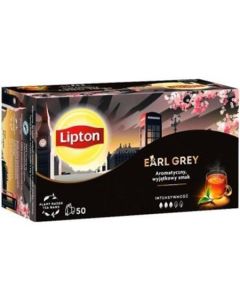 Čaj "Earl grey", černý, 50x 2 g, LIPTON 311311