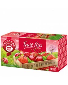 Ovocný čaj "Fruit Kiss", jahoda-třešeň, 20x 2,5 g, TEEKANNE