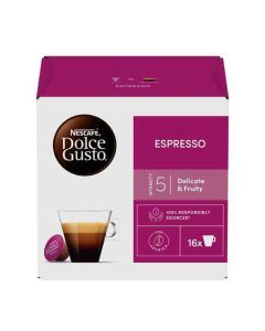 Kapsle do kávovaru, 16 ks, NESCAFÉ "Dolce Gusto Espresso Intenso"