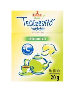 Tablety do čaje, s aroma citronu, 20g, HAAS