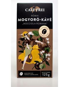 Káva "Římská oříšková", pražená, zrnková, 125 g, CAFE FREI