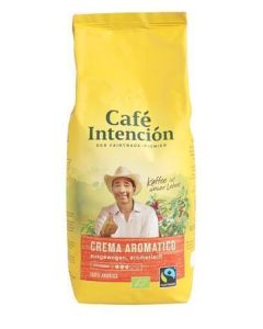 Káva " Café Intención Ecológico ", pražená, BIO zrnková, 1000 g, "CAFÉ INTENCIÓN" "Ecológico"