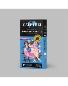 Káva "Miami vanilka" se skořicí a muškátovým ořechem, pražená, zrnková, 125 g, CAFE FREI