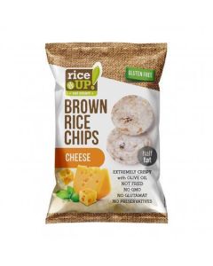 Rýžové chipsy, sýr, 60 g, RICE UP