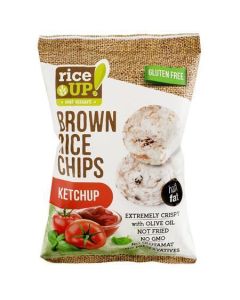 Rýžové chipsy, kečup, 60 g, RICE UP