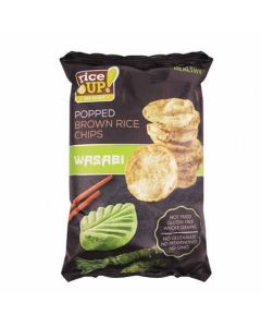 Rýžové chipsy, wasabi, 60 g, RICE UP