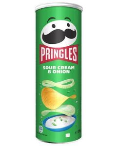 Chips, 165 g, PRINGLES, sour cream-onion