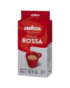 Káva "Rossa", pražená, mletá, 250 g, LAVAZZA 68LAV00011