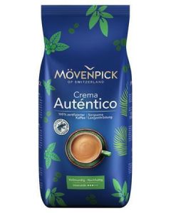 Káva "El Autentico", pražená, celá zrna, 1000g, MÖVENPICK 12421