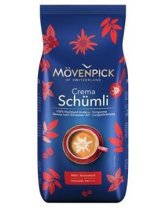 Káva "Schümli", pražená, celá zrna, 1000g, MÖVENPICK 170060