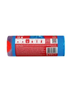 Pytle na odpadky, zatahovací, 40 l, 15 ks, ALUFIX