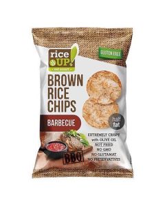 Rýžové chipsy, barbecue, 60 g, RICE UP 1584140082