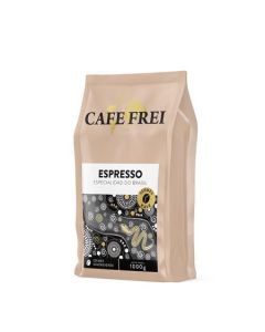 Káva "Espresso Especialidad do Brasil", s pekanovými ořechy, pražená, zrnková, 1000 g, CAFE FREI