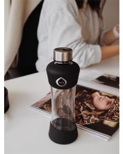 Láhev "Active", černá, sklo, 550 ml,  EQUA