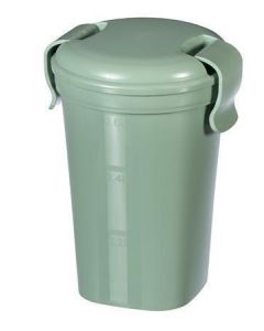 Hrnek s víčkem "Lunch&Go", zelená, 600 ml, plast, CURVER 249951