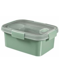 Box na jídlo "Smart Eco", světle zelená, 1,2 l, s příborem, CURVER 250003