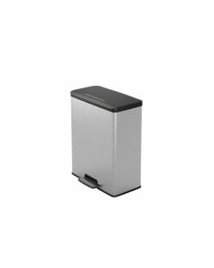Odpadkový koš "Deco Bin", černá-stříbrná, pedálový, 65 l, CURVER 251001