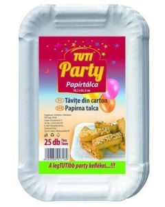 Papírový tácek "Tuti Party", 10,5 x 16,5 cm, 25 ks, TUTI